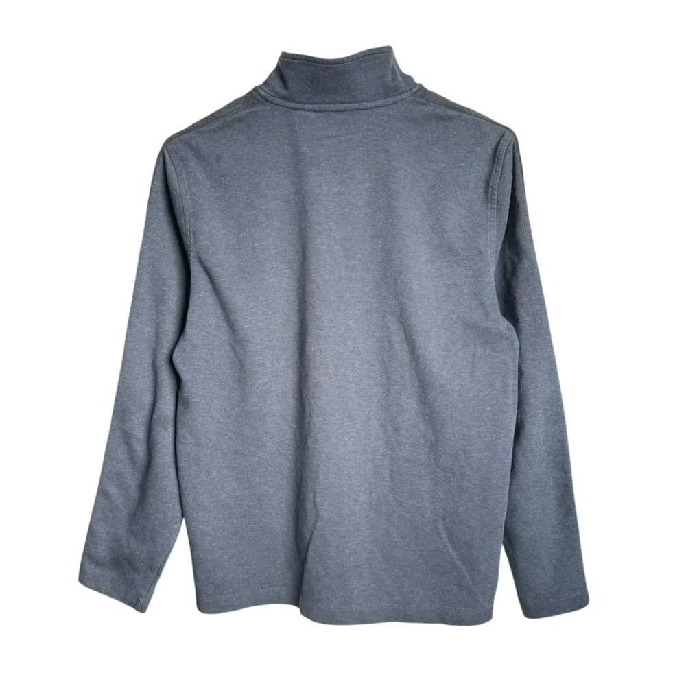 4/$25 Calvin Klein 1/4 Zip Mock Turtleneck  Pullover Sweater Size Medium Navy